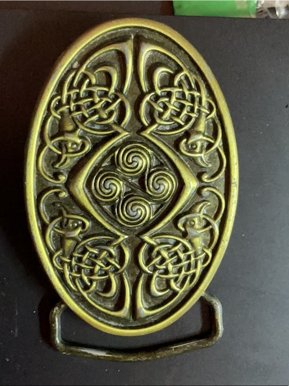 Celtic Brass Buckle